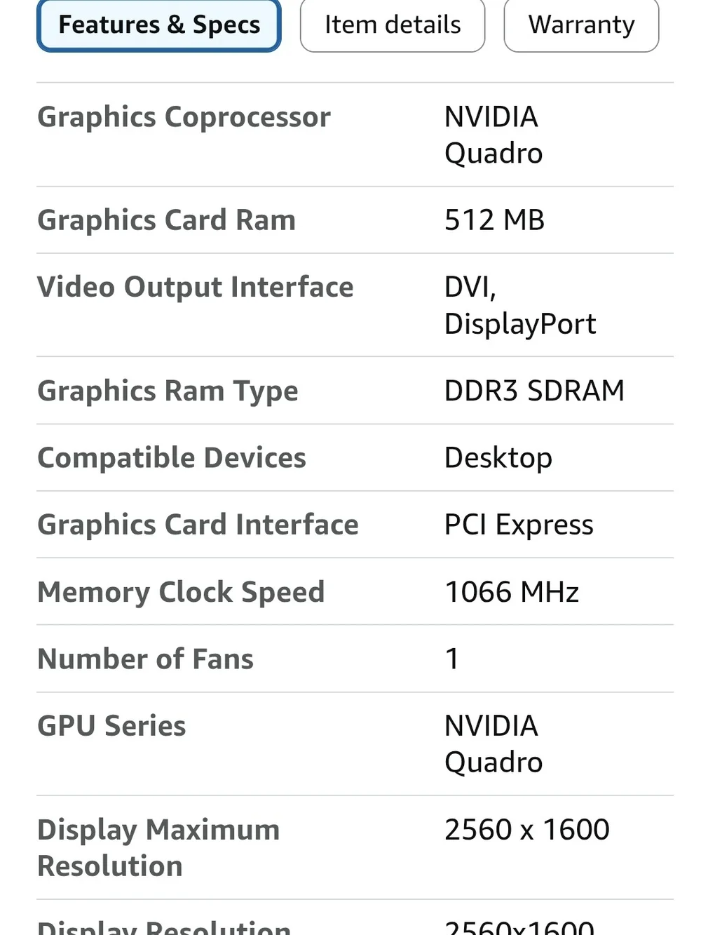 NVIDIA Low-Profile Graphics Card - Black